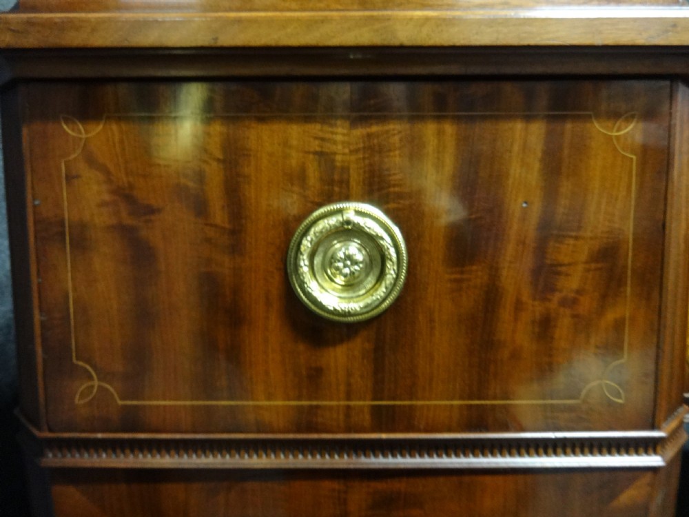 Exceptional Quality Regency Inlaid Pedestal Sideboard View VI