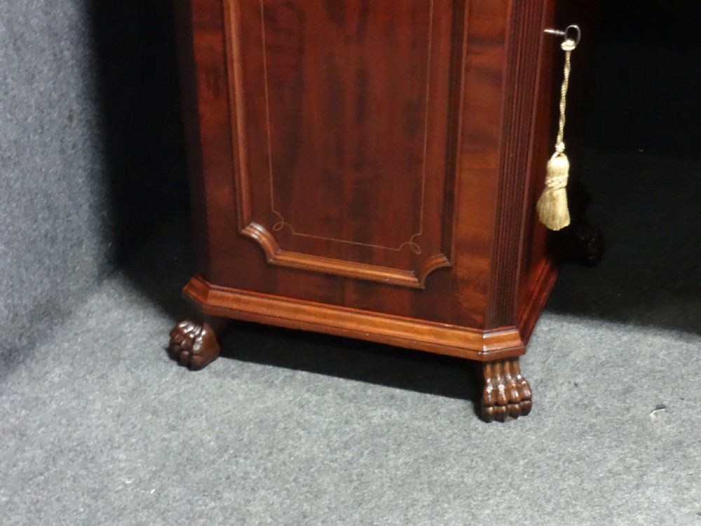 Exceptional Quality Regency Inlaid Pedestal Sideboard View XVI