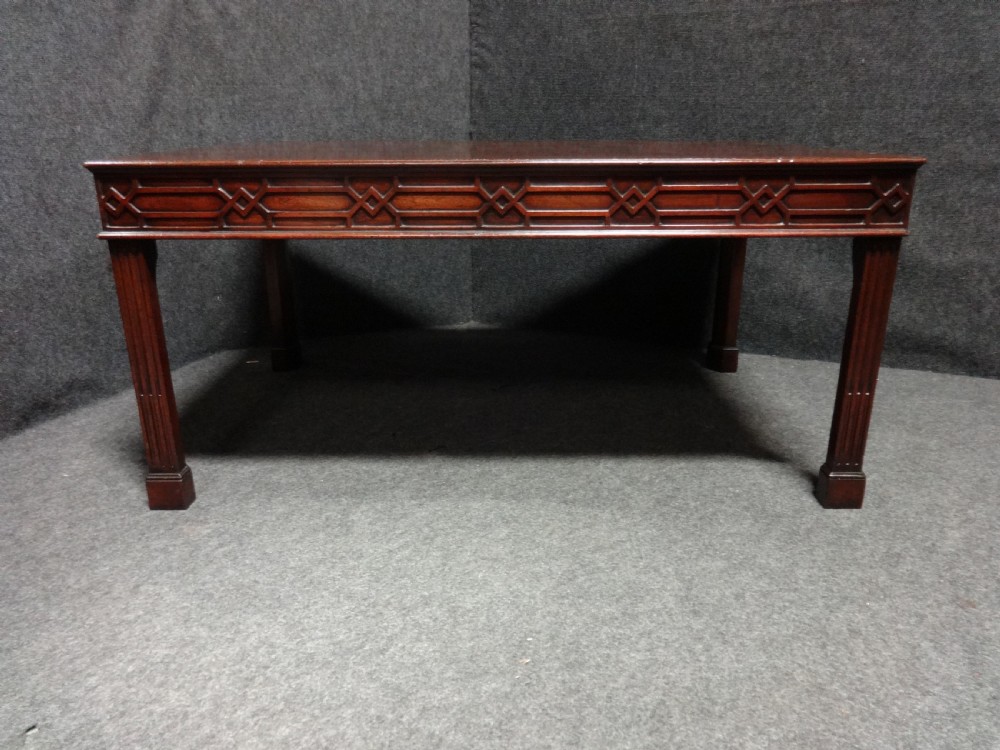 A Very Good Chippendale Mahogany Coffee Table View II