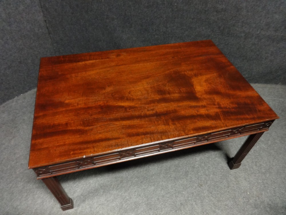 A Very Good Chippendale Mahogany Coffee Table View IV