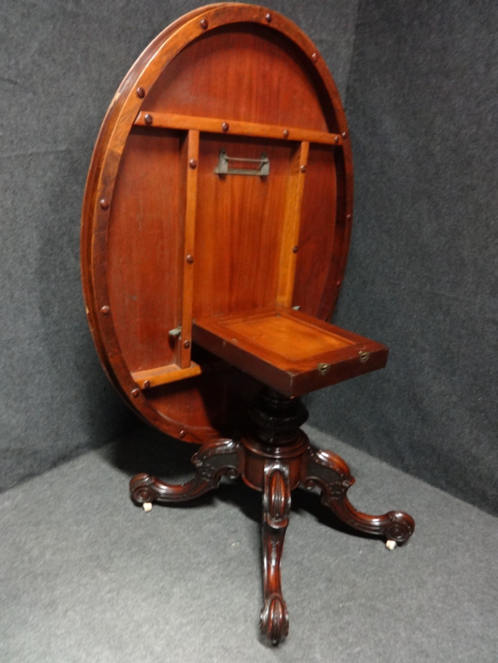 Top Quality Burr Walnut Loo Table View VIII