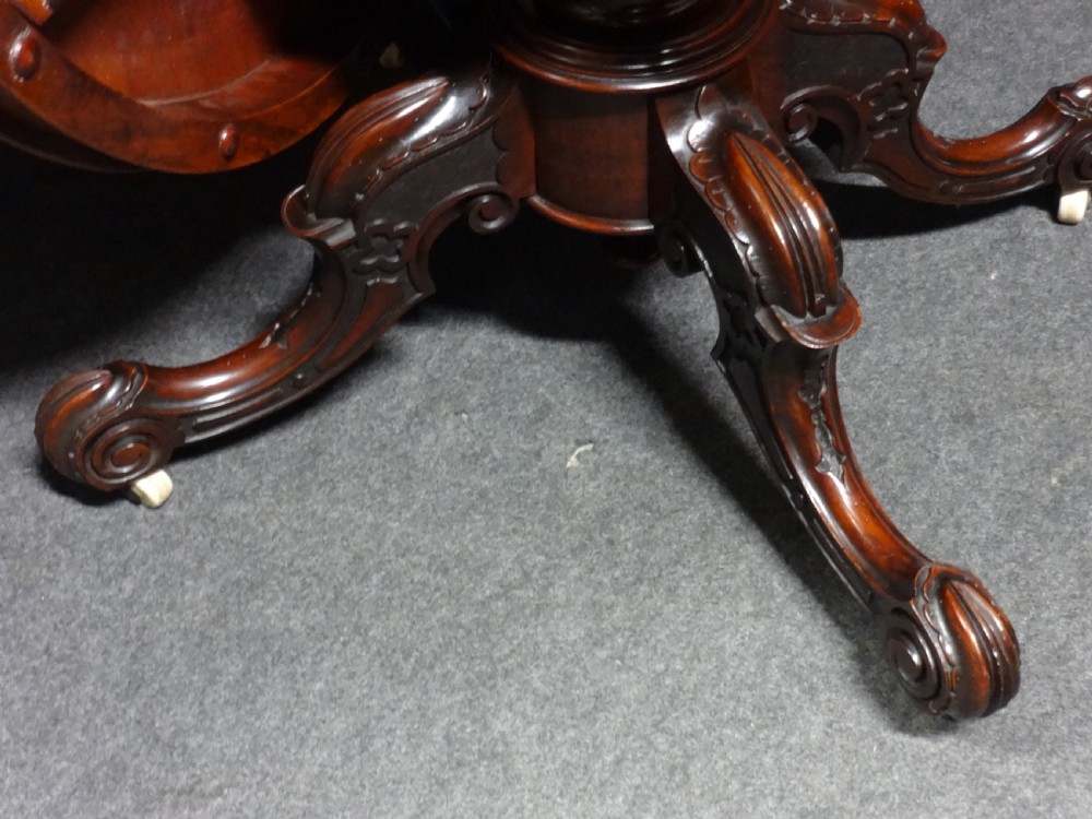 Top Quality Burr Walnut Loo Table View X