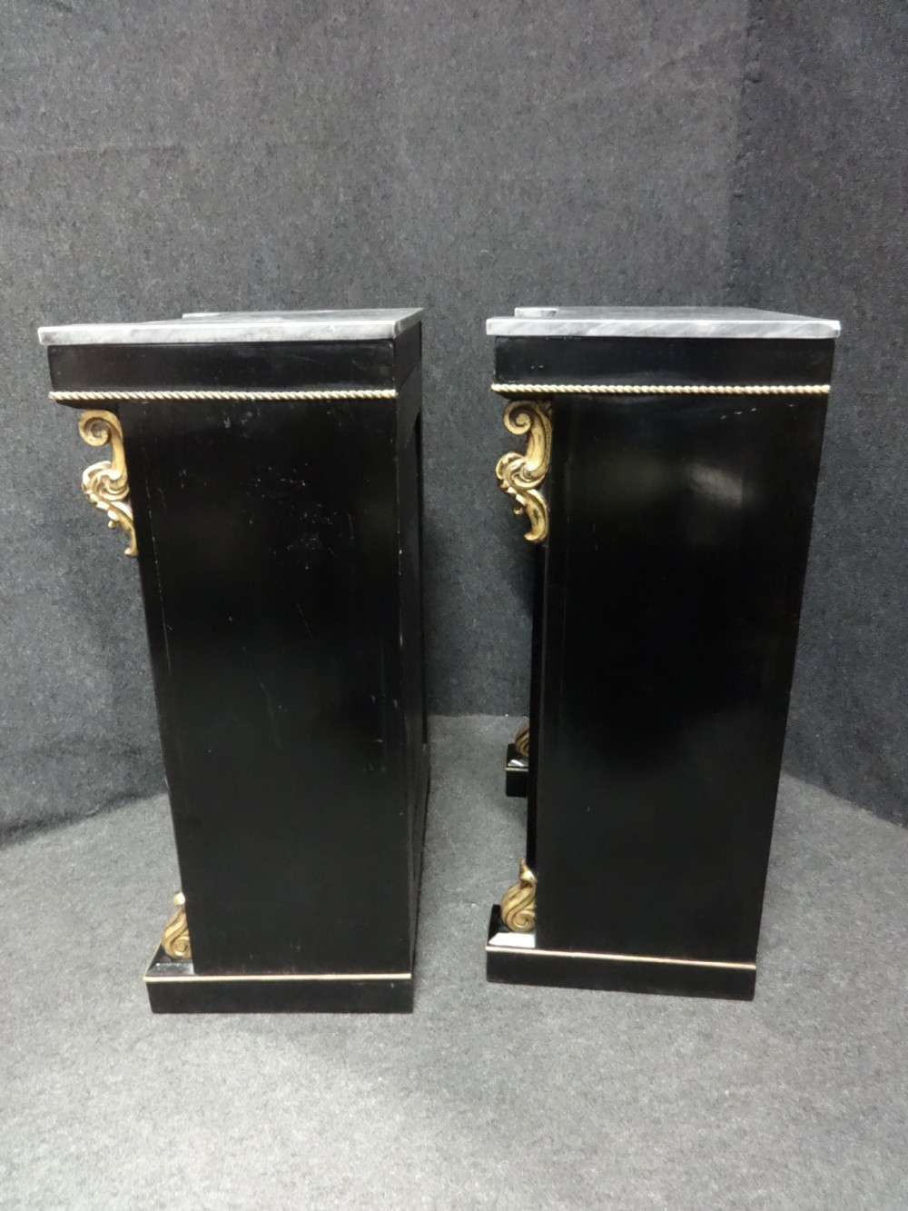 Pair Empire Period Dwarf Bookcases View VII