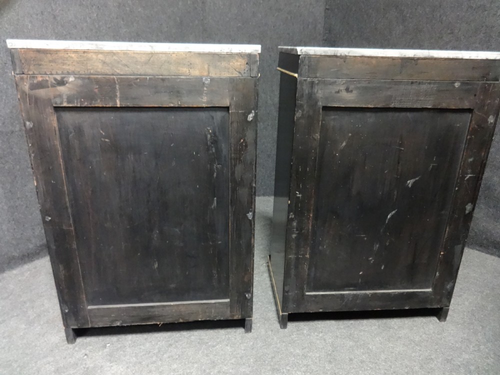 Pair Empire Period Dwarf Bookcases View XII