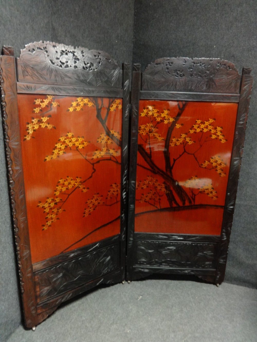 Wonderful Chinese Laquered Screen View XIII