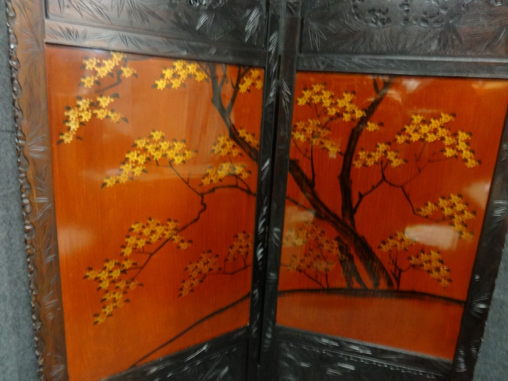 Wonderful Chinese Laquered Screen View XIV