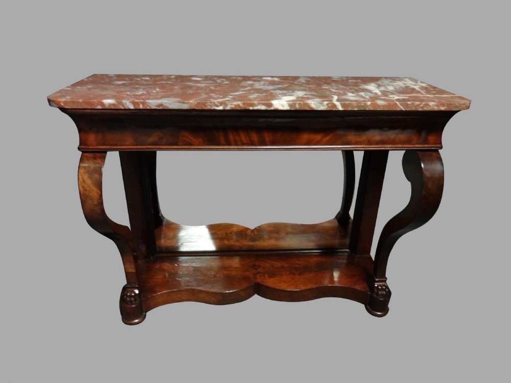 Very Good William 4th Mahogany Console Table