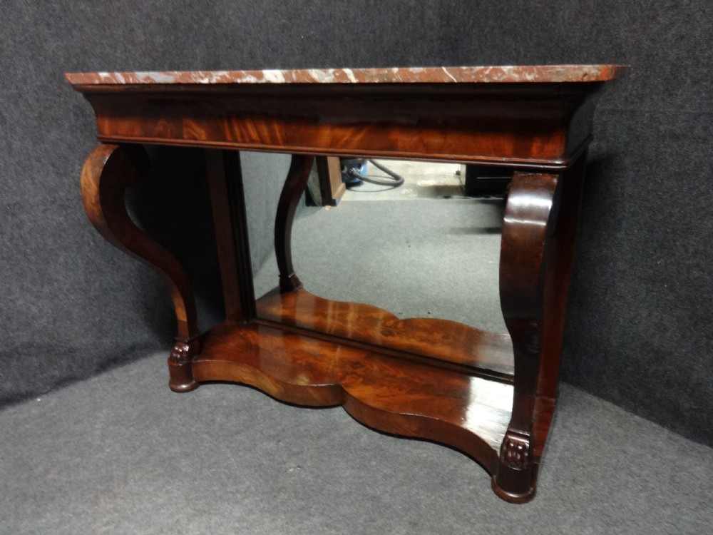 Very Good William 4th Mahogany Console Table View II