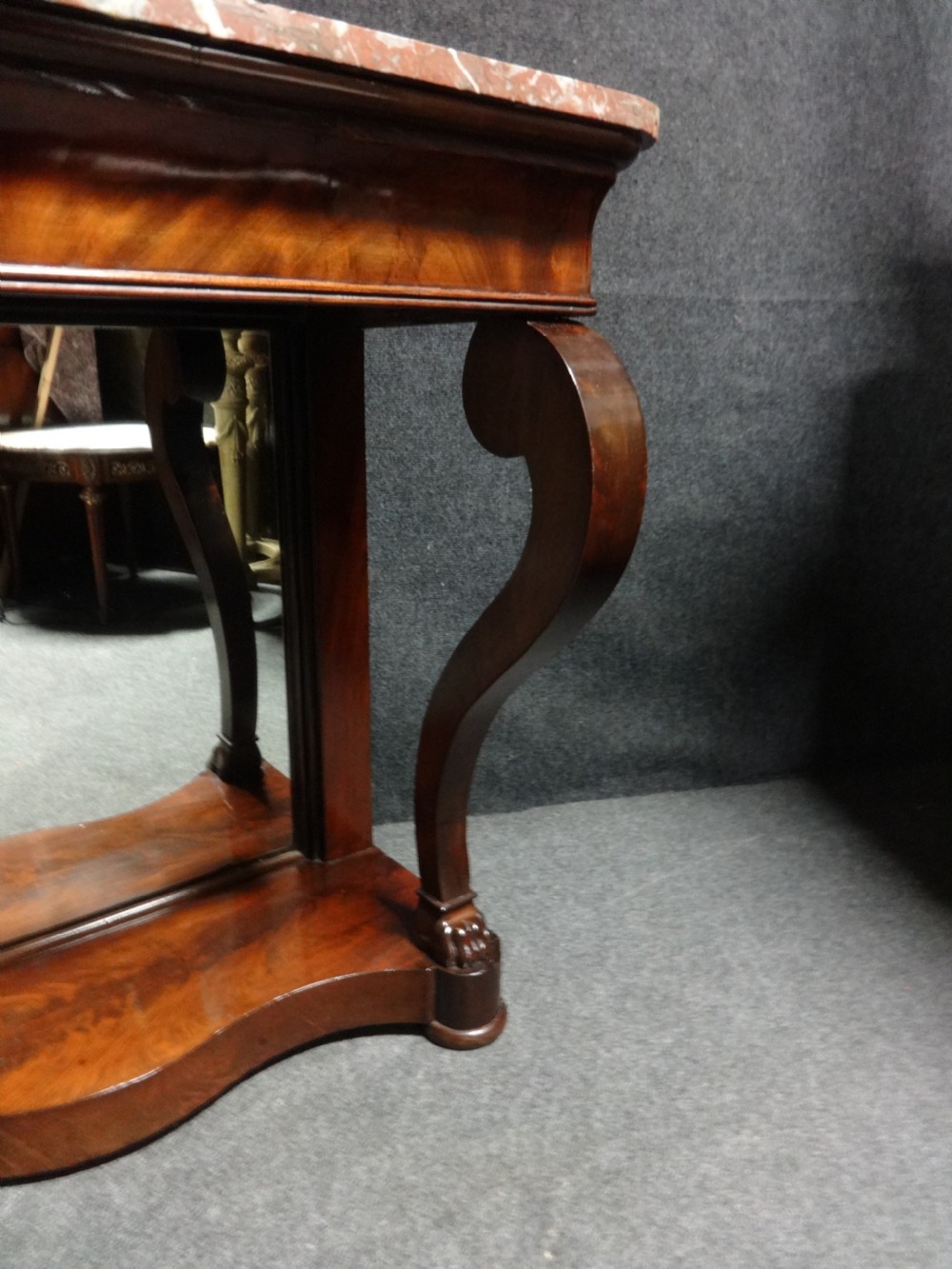 Very Good William 4th Mahogany Console Table View IV