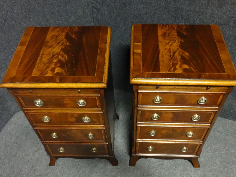 Pair Four Drawer Bedside Chests of Drawers View III