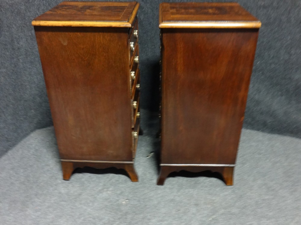 Pair Four Drawer Bedside Chests of Drawers View V