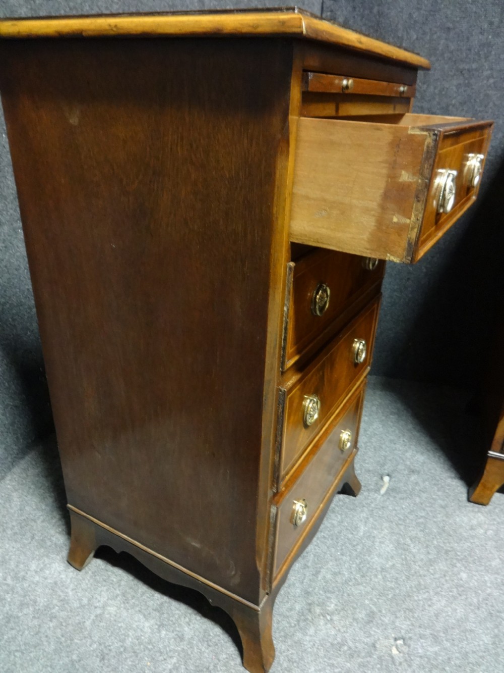 Pair Four Drawer Bedside Chests of Drawers View VI