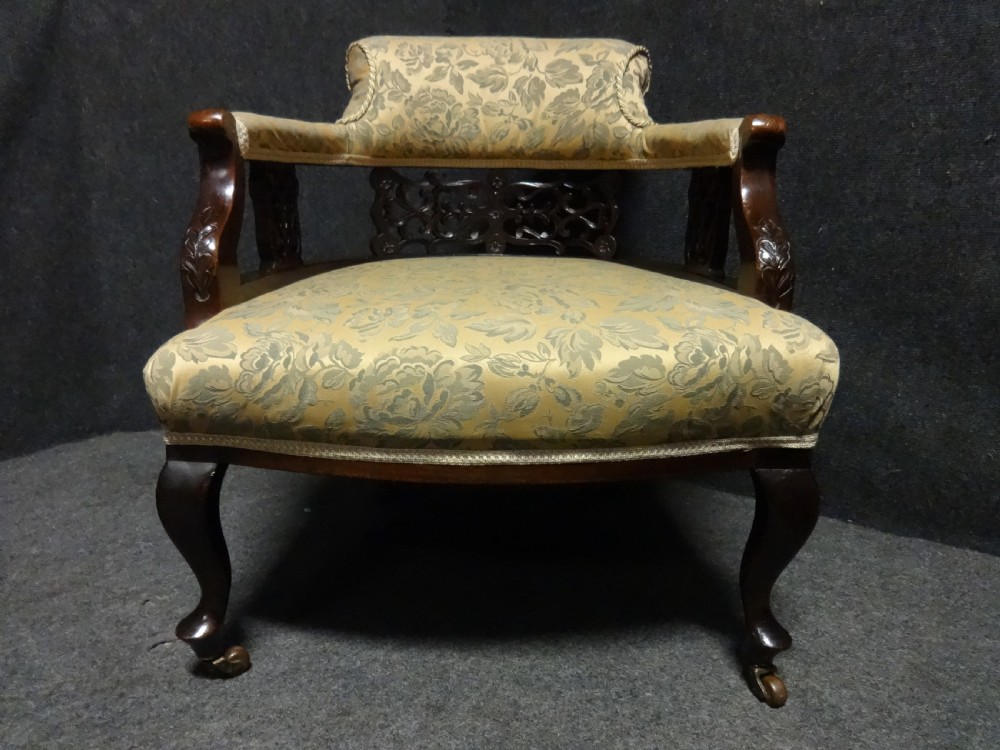 Pair Mahogany Tub Chairs View V