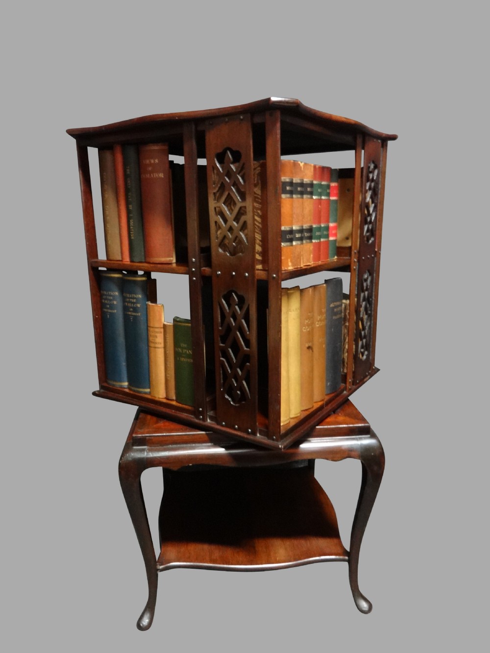 Very Good Mahogany Revolving Bookcase