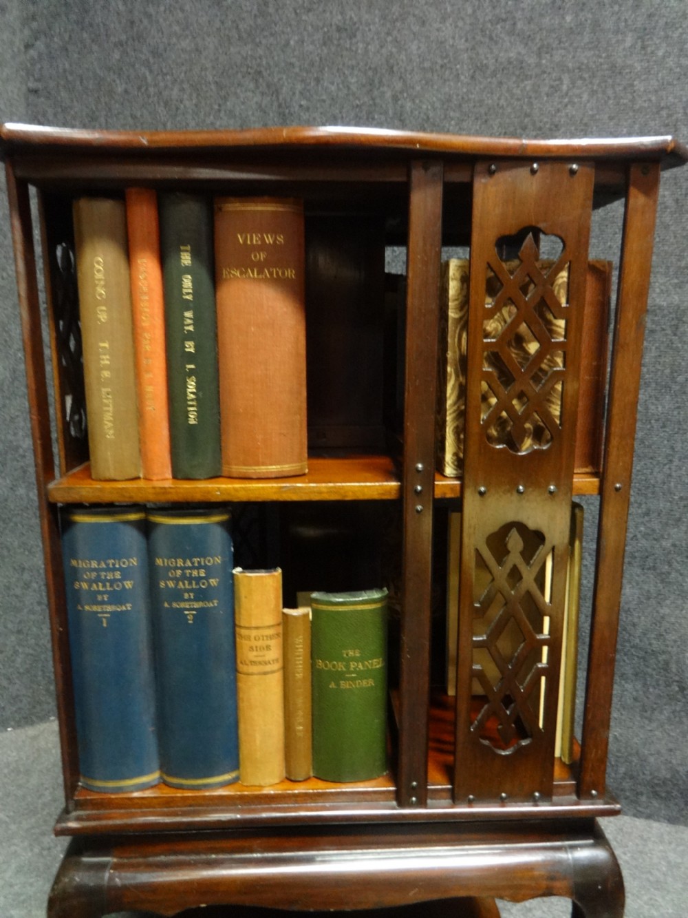 Very Good Mahogany Revolving Bookcase View V
