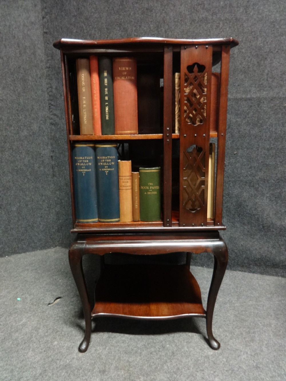Very Good Mahogany Revolving Bookcase View VII