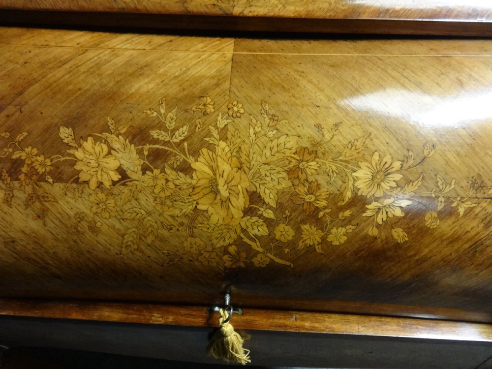 Very Good Marquetry and Rosewood Bureau De Dame View XIV