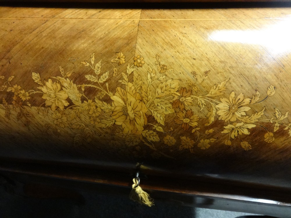 Very Good Marquetry and Rosewood Bureau De Dame View XVI