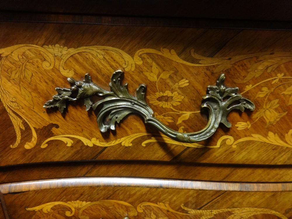 Outstanding Kingwood Marquetry Commode Chest of Drawers View X