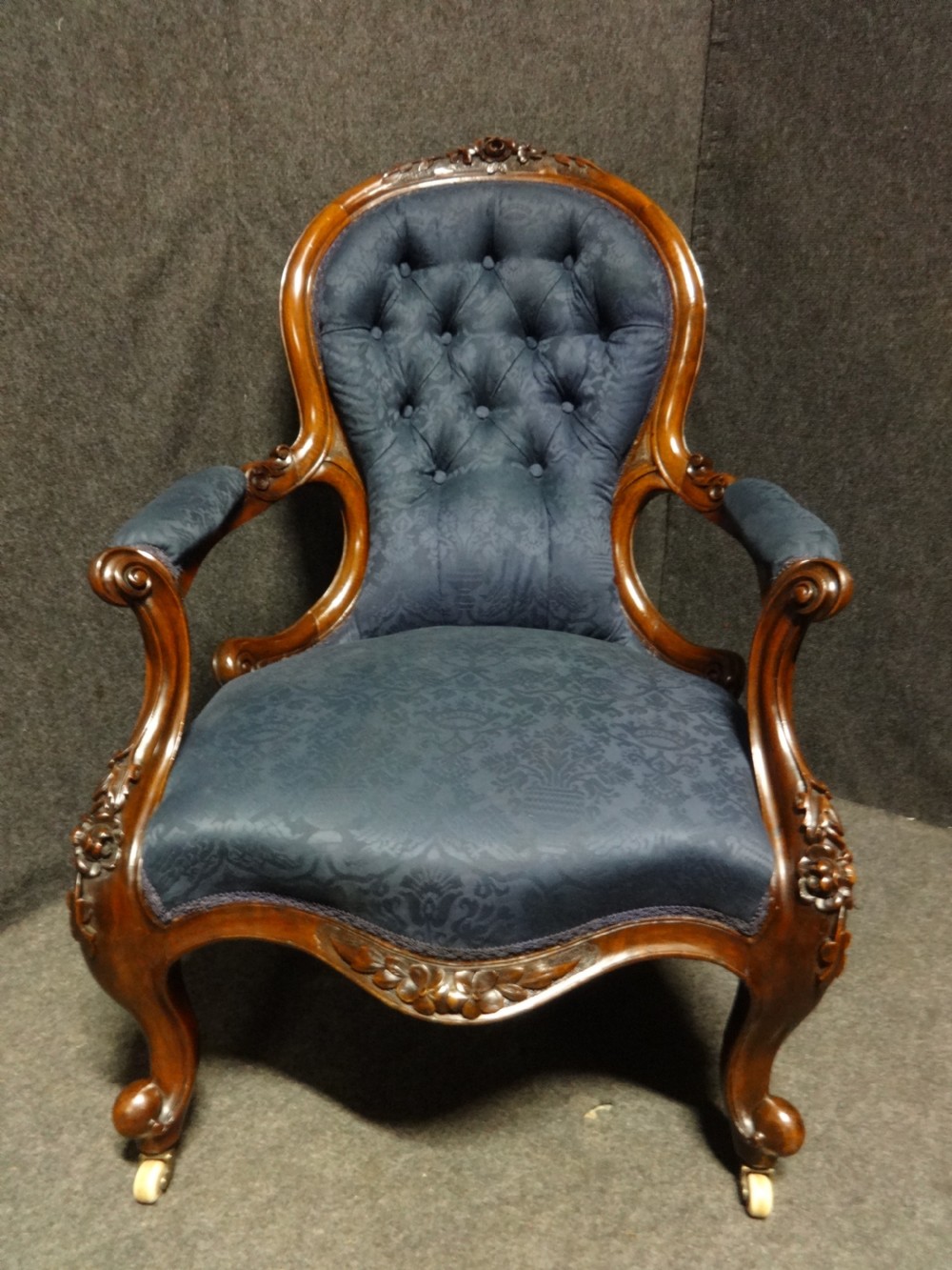 Very Good Walnut Armchair View III