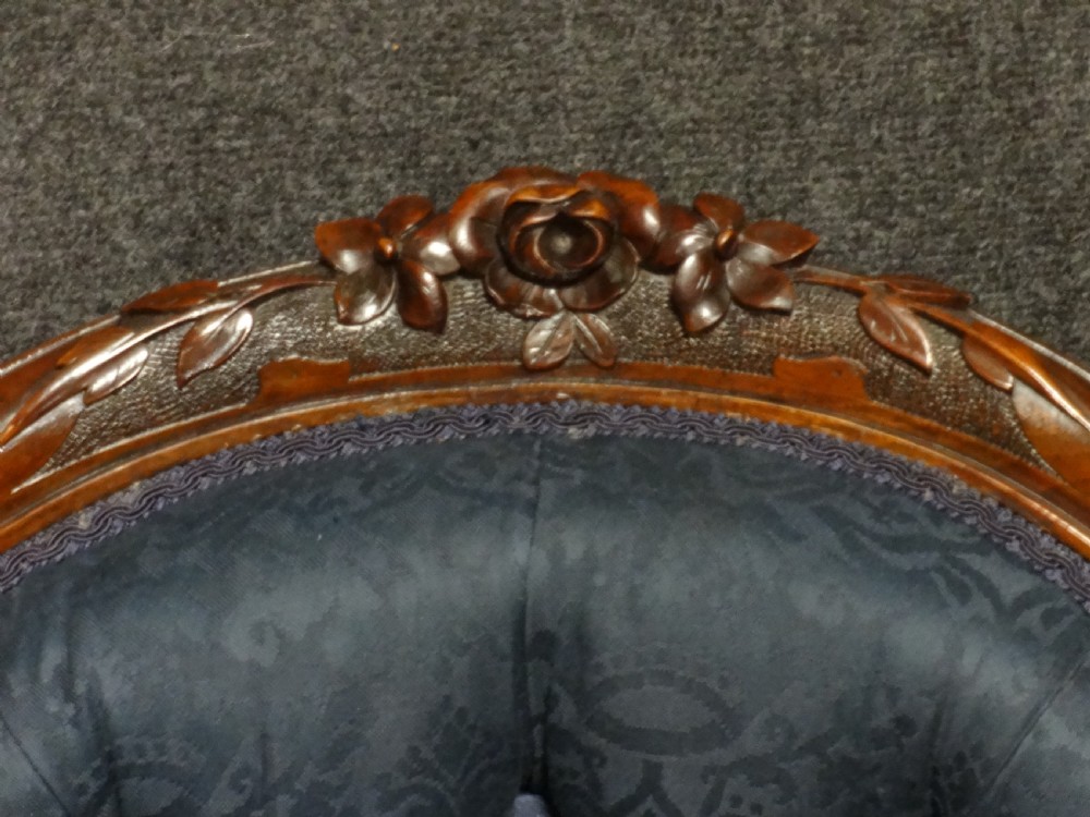 Very Good Walnut Armchair View IV