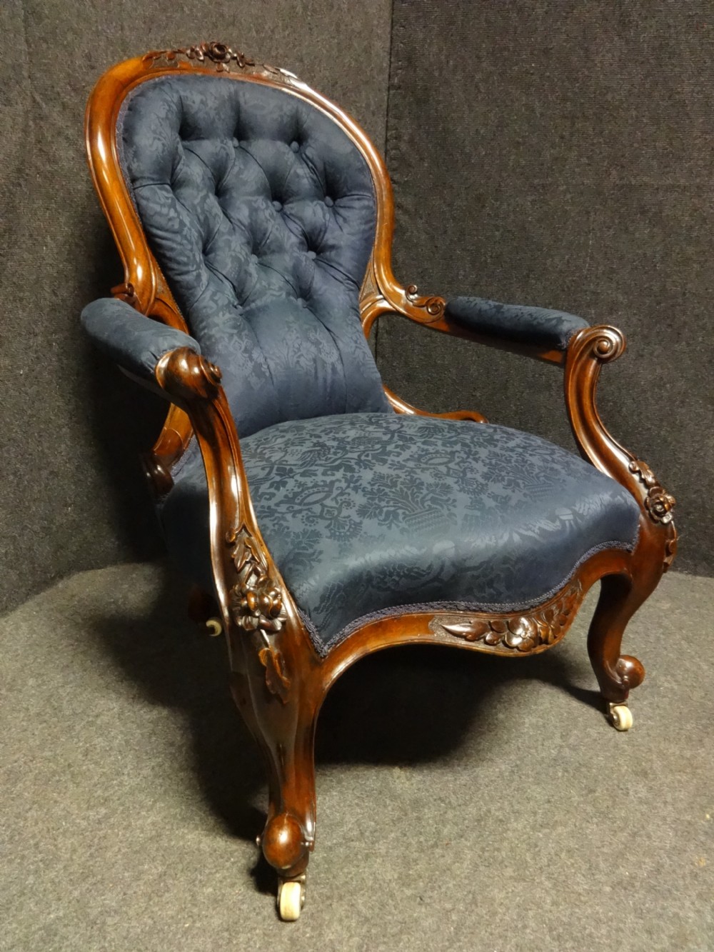 Very Good Walnut Armchair View VI