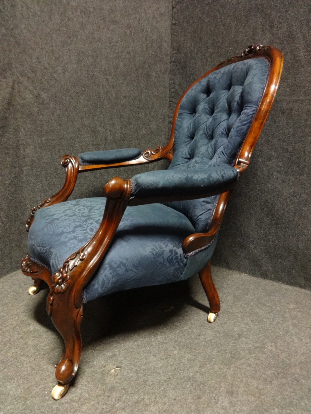 Very Good Walnut Armchair View VIII