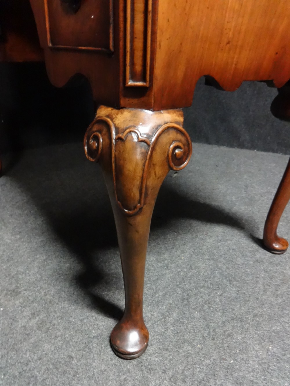 Very Good Burr Walnut Linen Press of Small Proportions View XIII