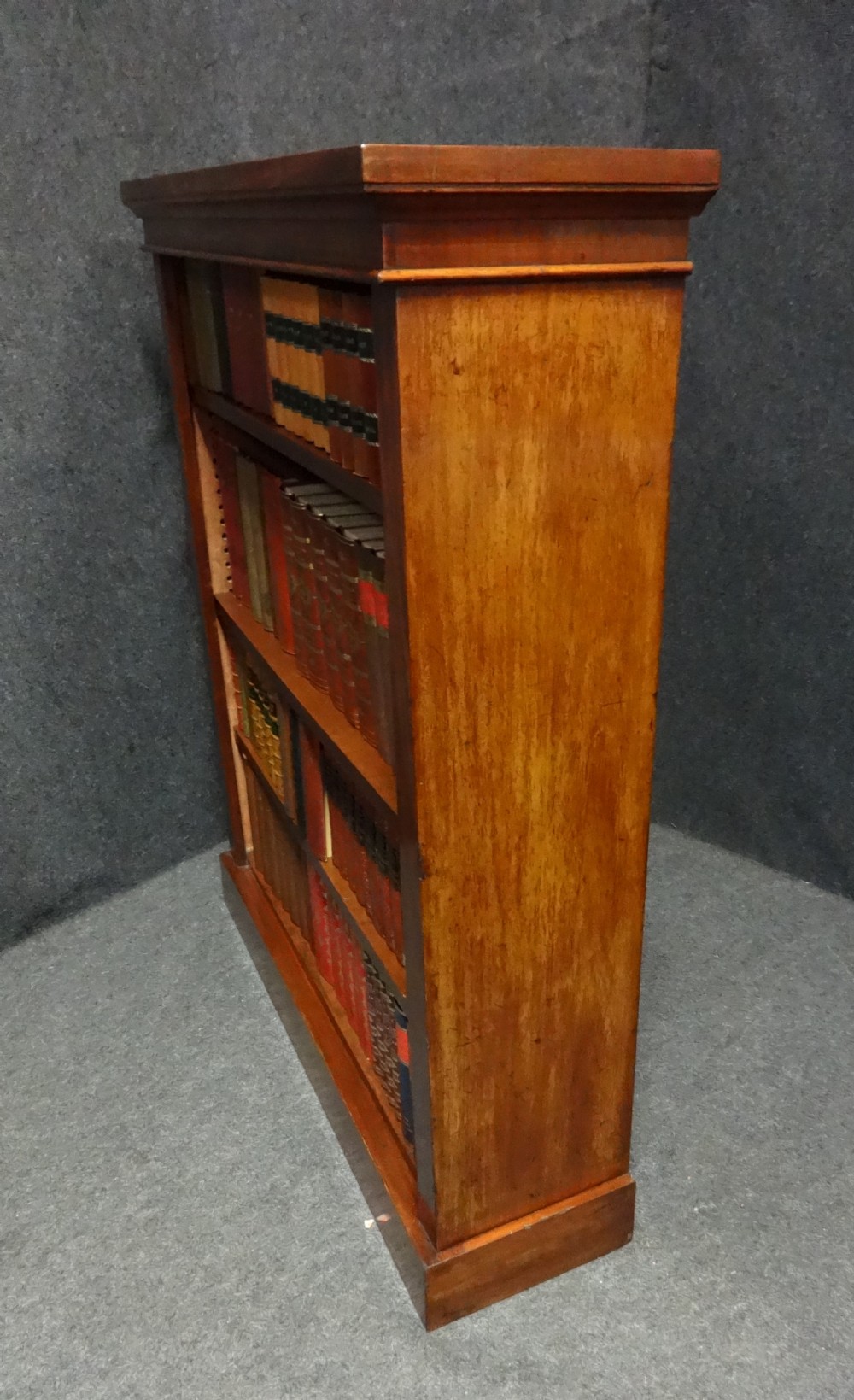 Good Solid Mahogany Open Bookcase View IV
