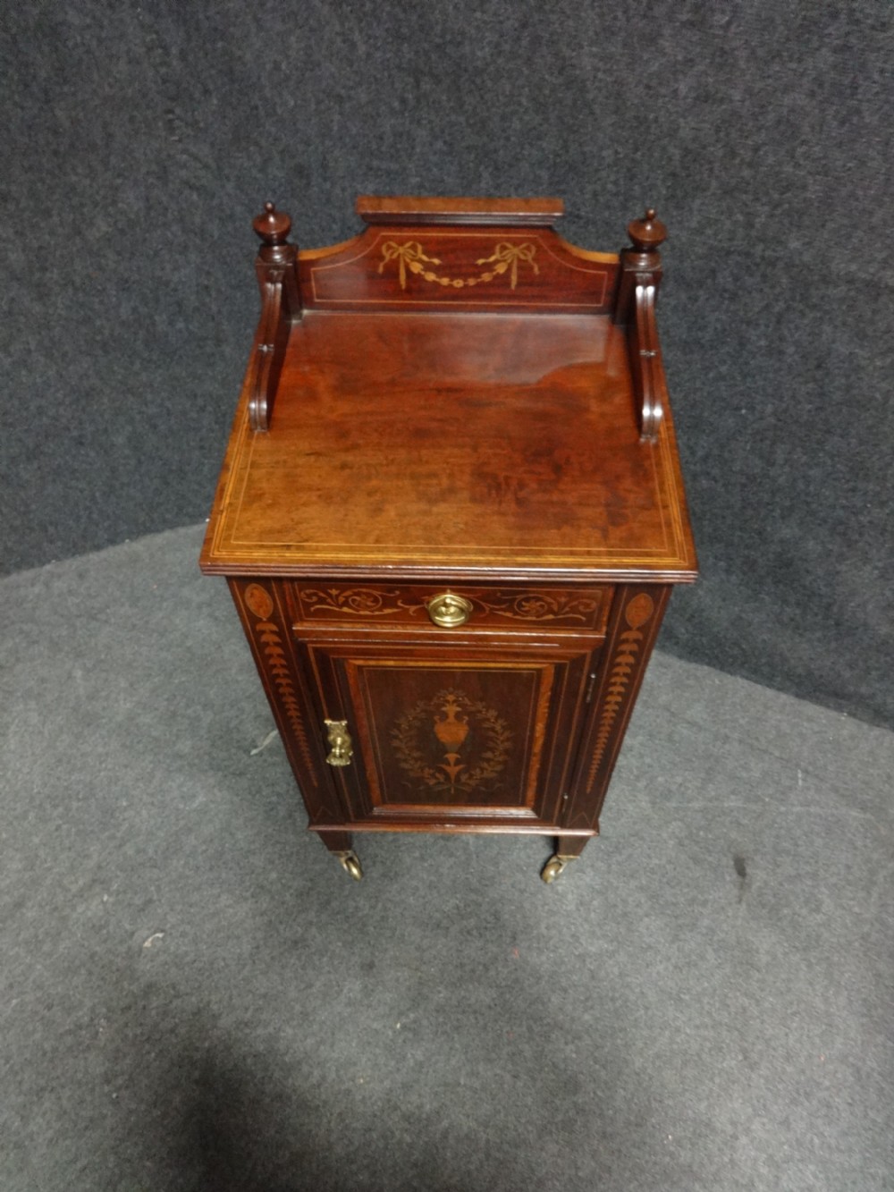 Lovely Inlaid Cabinet by Maple and Co View VII