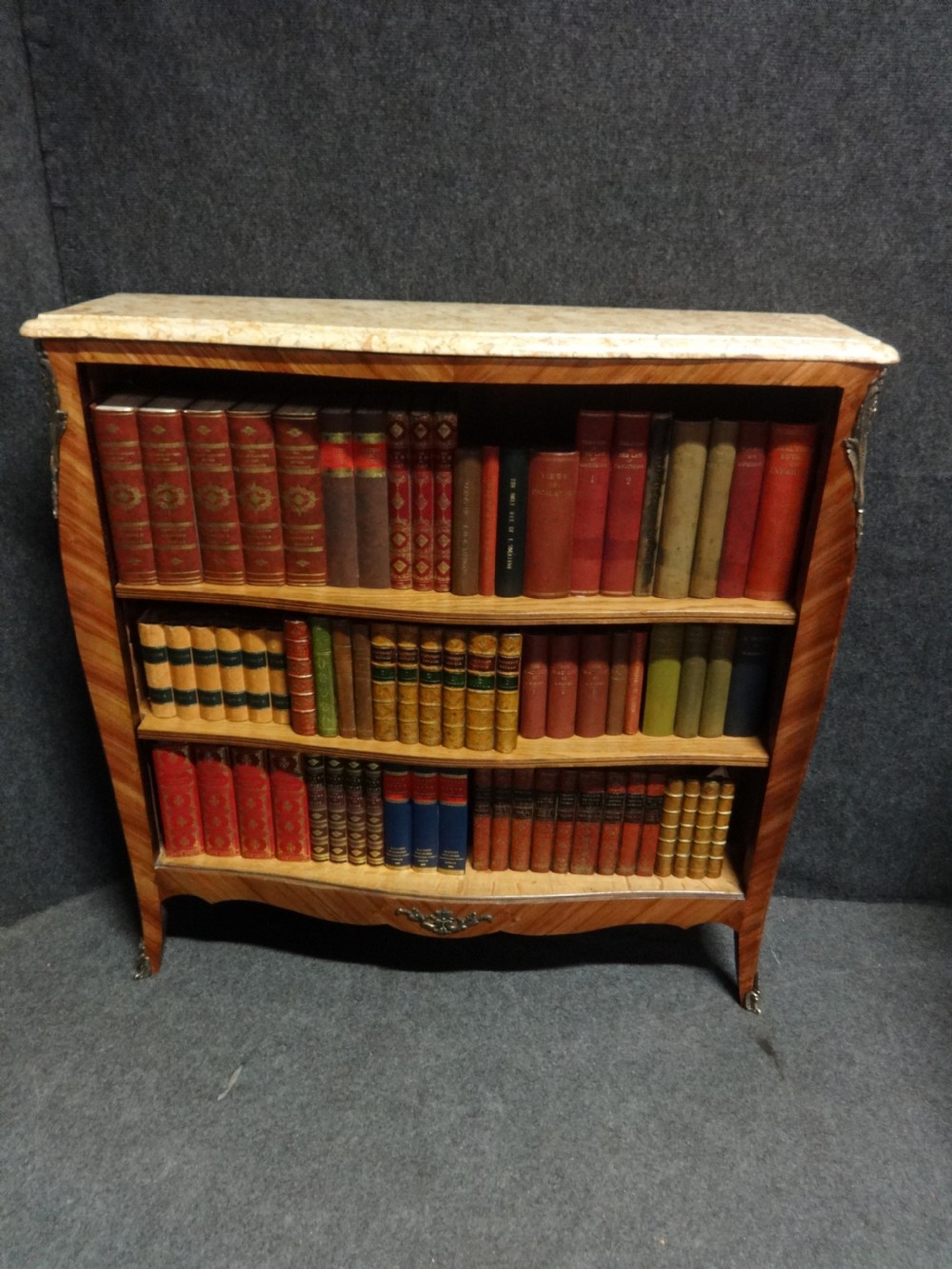 Very Good French Kingwood Adjustable Open Bookcase View II