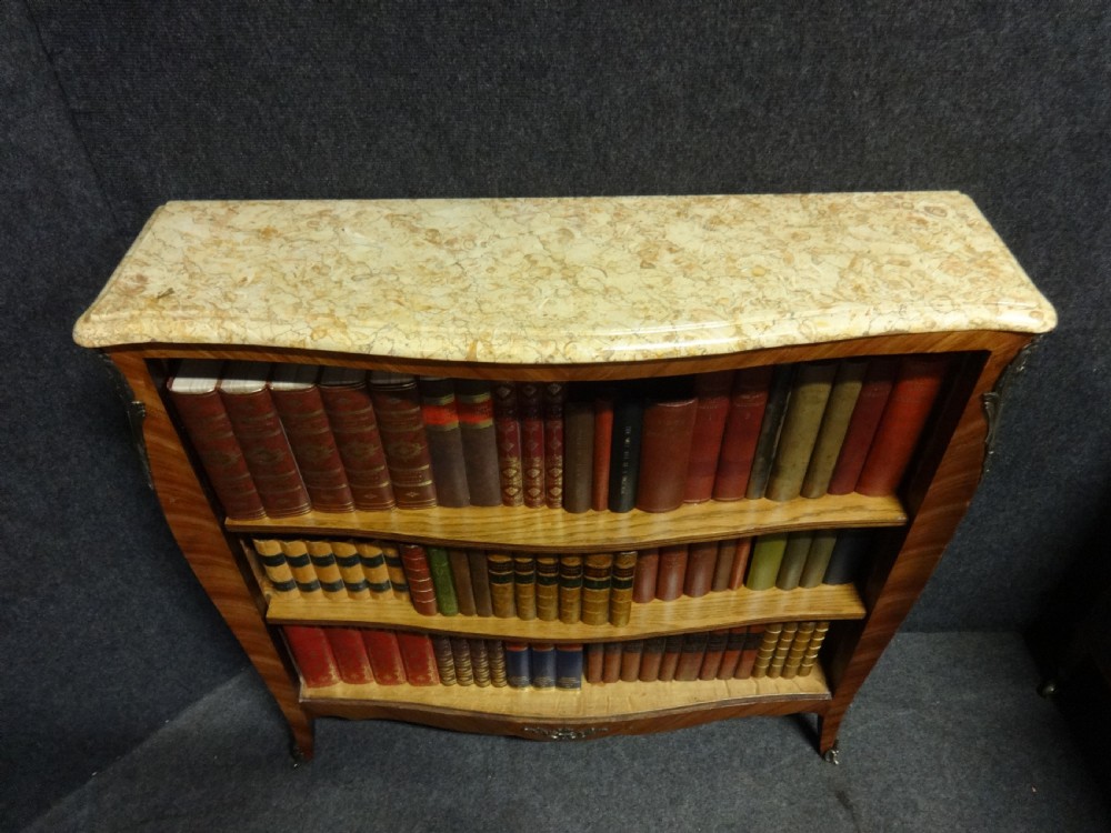 Very Good French Kingwood Adjustable Open Bookcase View III
