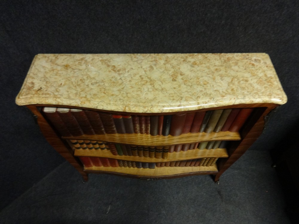 Very Good French Kingwood Adjustable Open Bookcase View IV