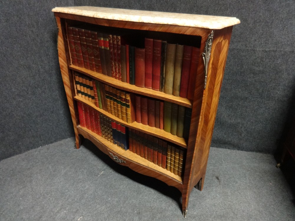 Very Good French Kingwood Adjustable Open Bookcase View V