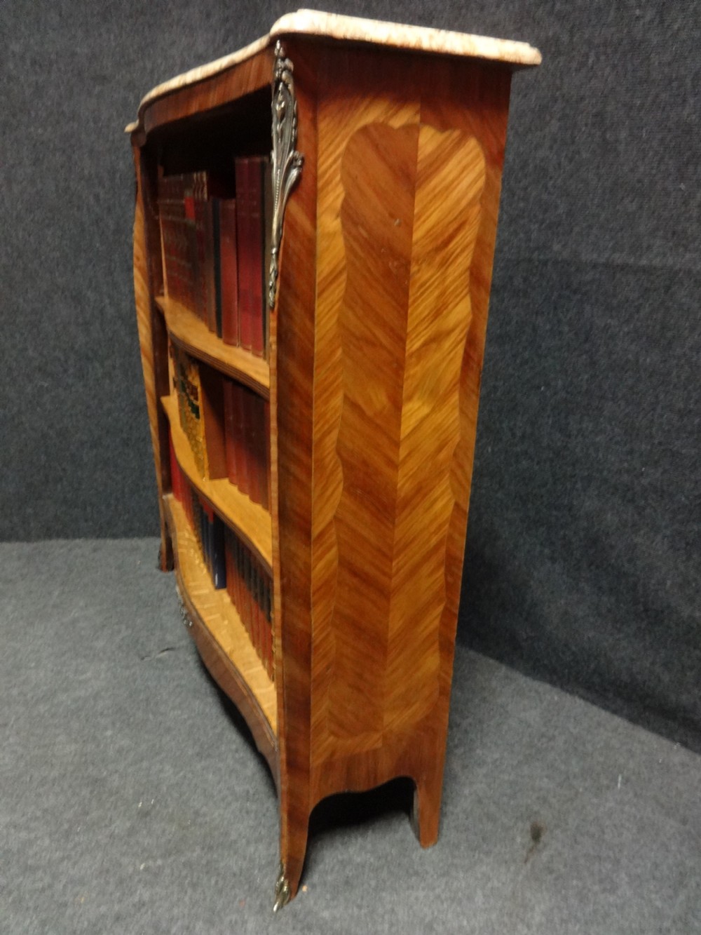 Very Good French Kingwood Adjustable Open Bookcase View VI