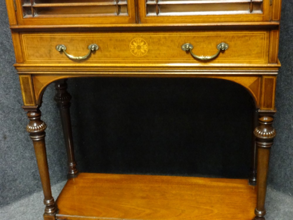 Superb Mahogany Cabinet of small proportions by 'Howard & Son'  View III