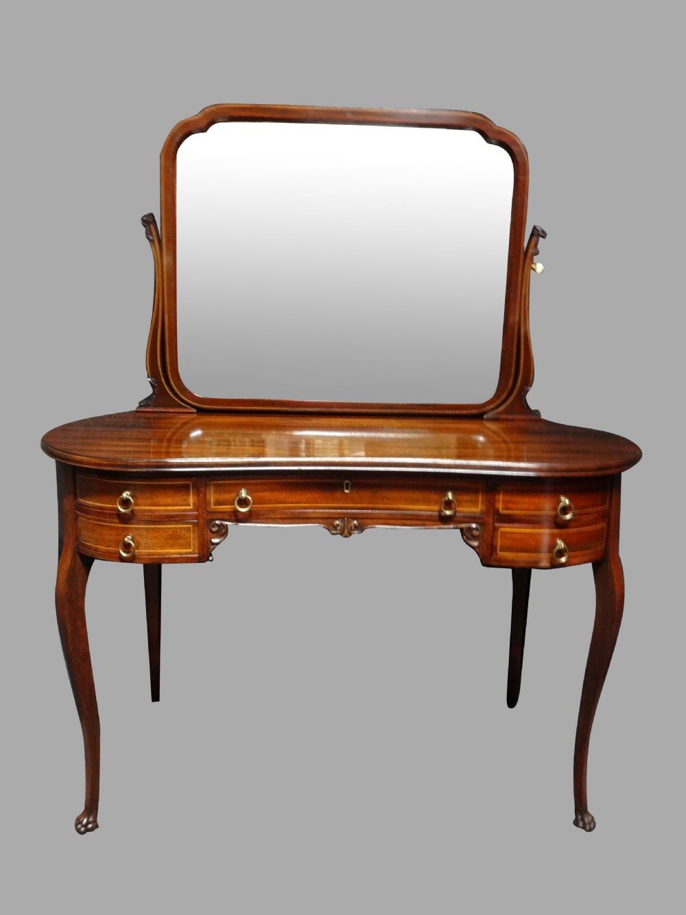 Lovely French Inlaid Dressing Table