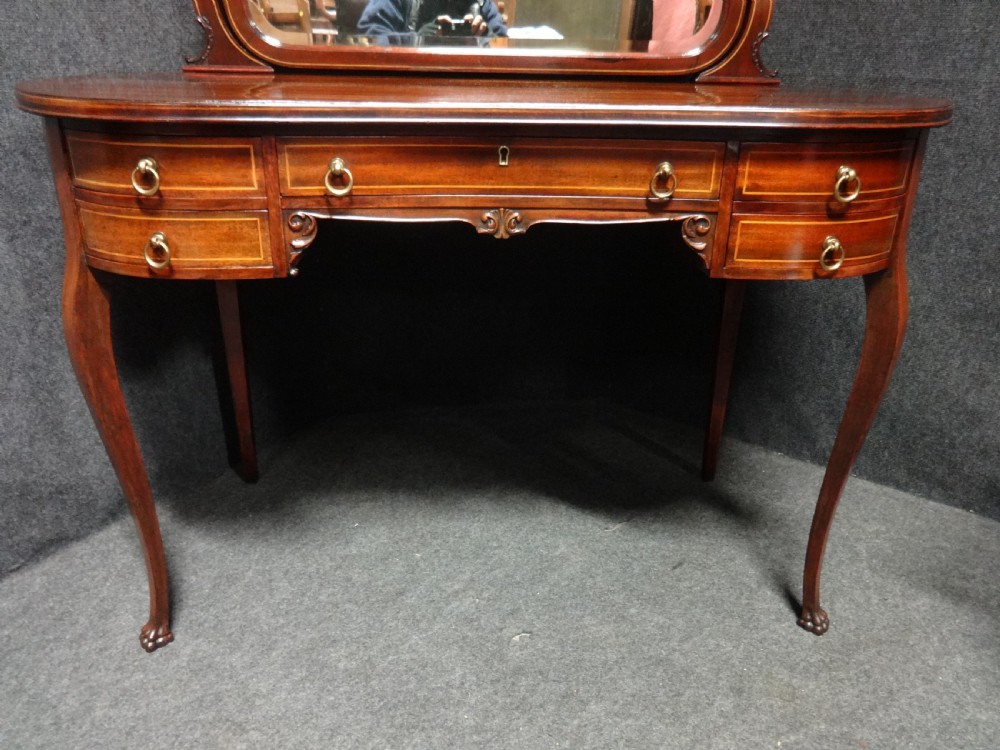 Lovely French Inlaid Dressing Table View II