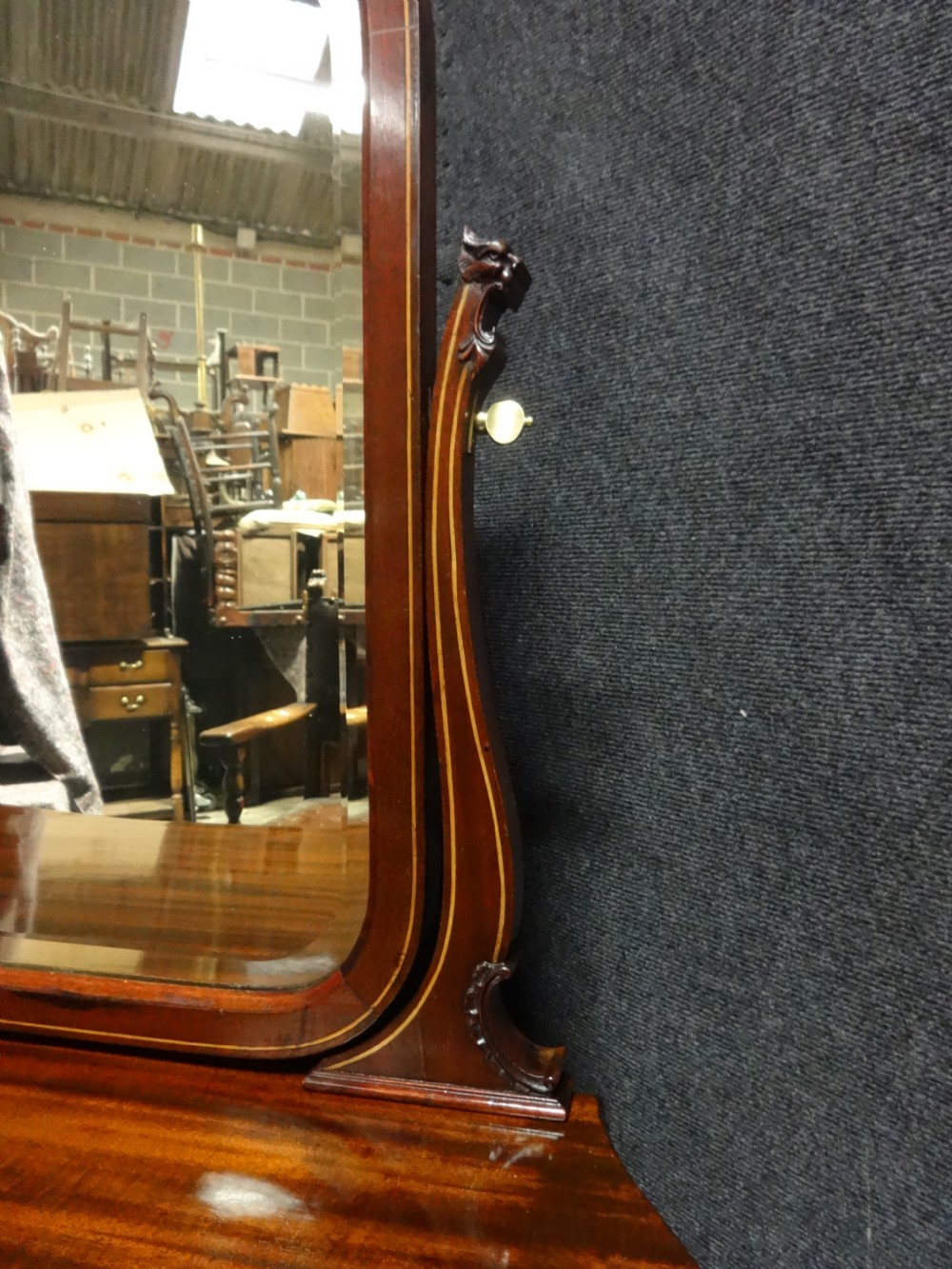 Lovely French Inlaid Dressing Table View VI