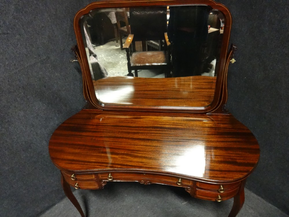 Lovely French Inlaid Dressing Table View VIII