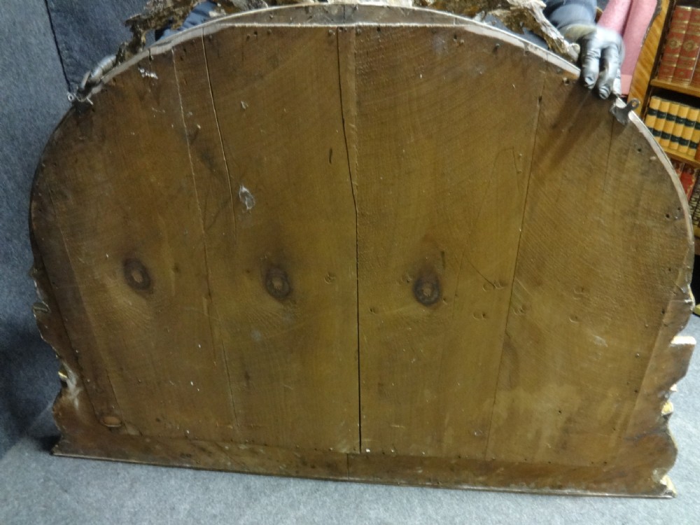 Beautiful High Victorian English Gilt Overmantle Mirror View X