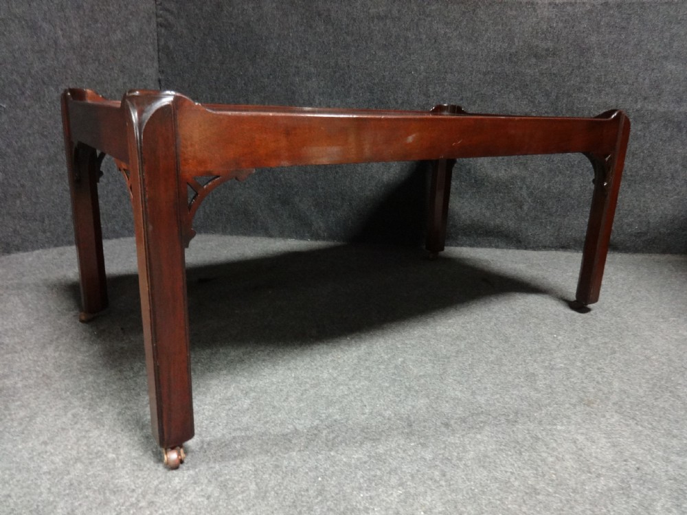 A Very Good Mahogany Tray Top Coffee Table View IV