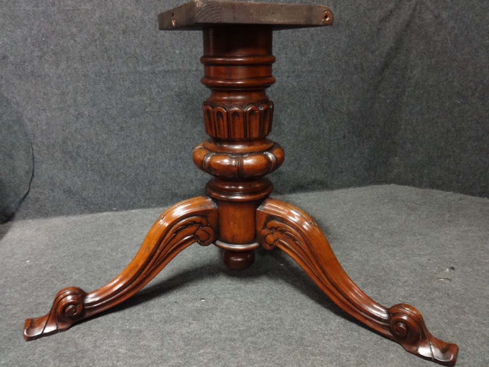 Large Marquetry Inlaid Walnut Dining Table View II