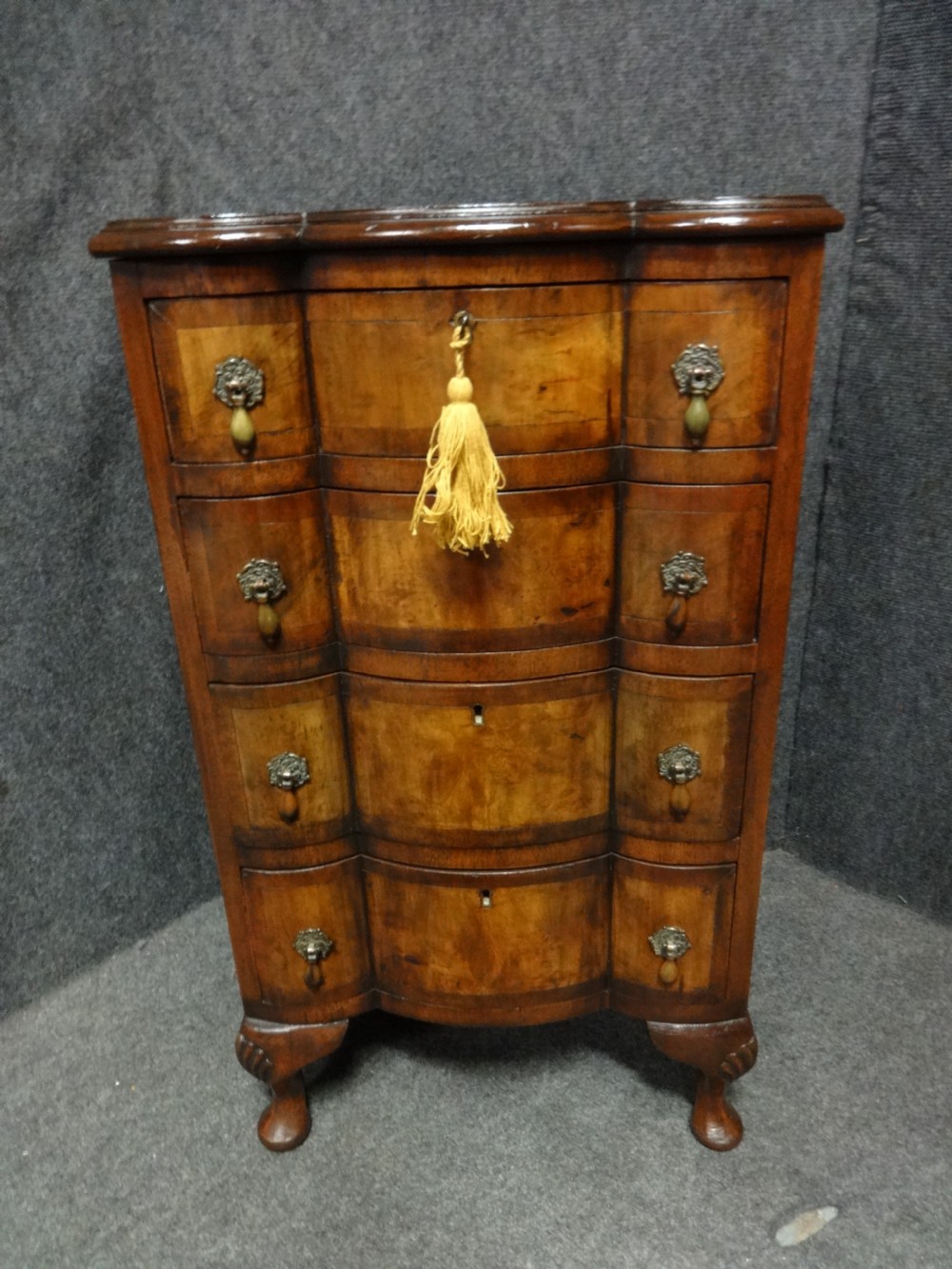 Good Burr Walnut Chest of Drawers View II
