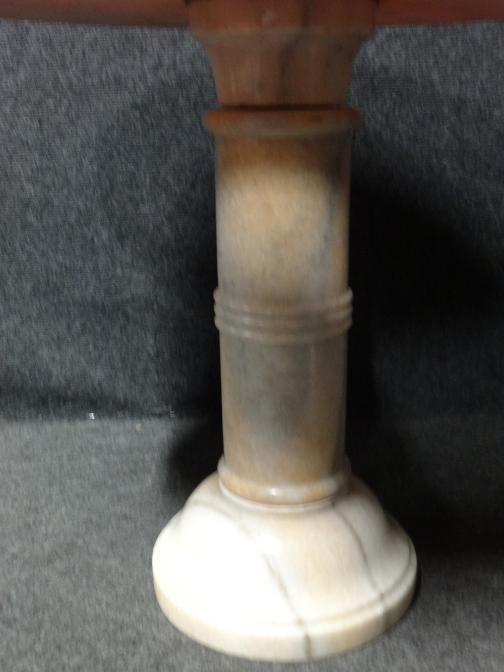 Pair Art Deco Marble Swivel Lamp Tables View VI