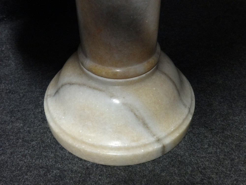 Pair Art Deco Marble Swivel Lamp Tables View VII