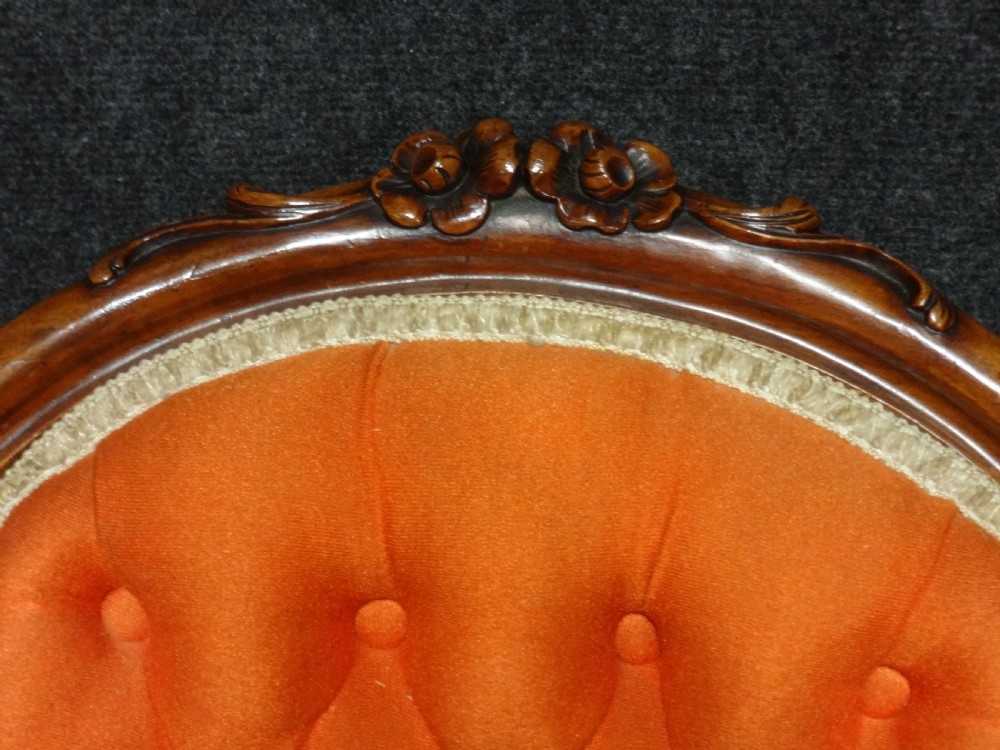 Very Good Mahogany Ladies Chair View V