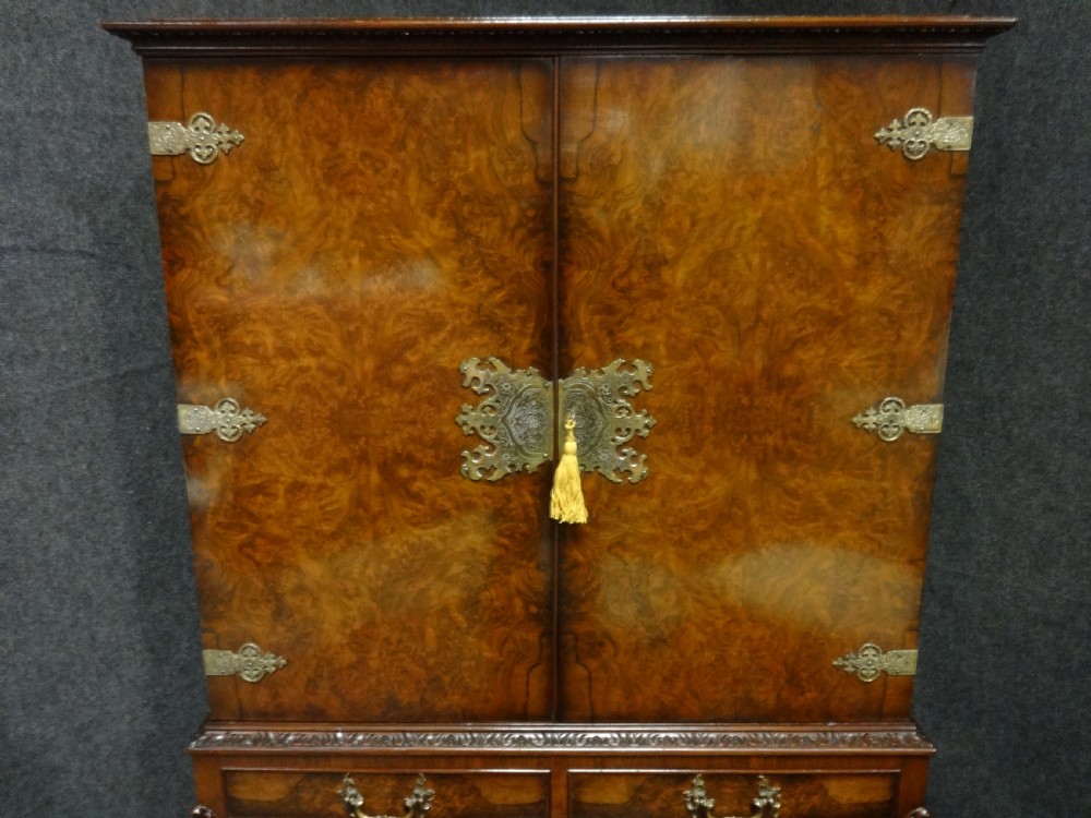 Wonderful Burr Walnut Cocktail Cabinet View V