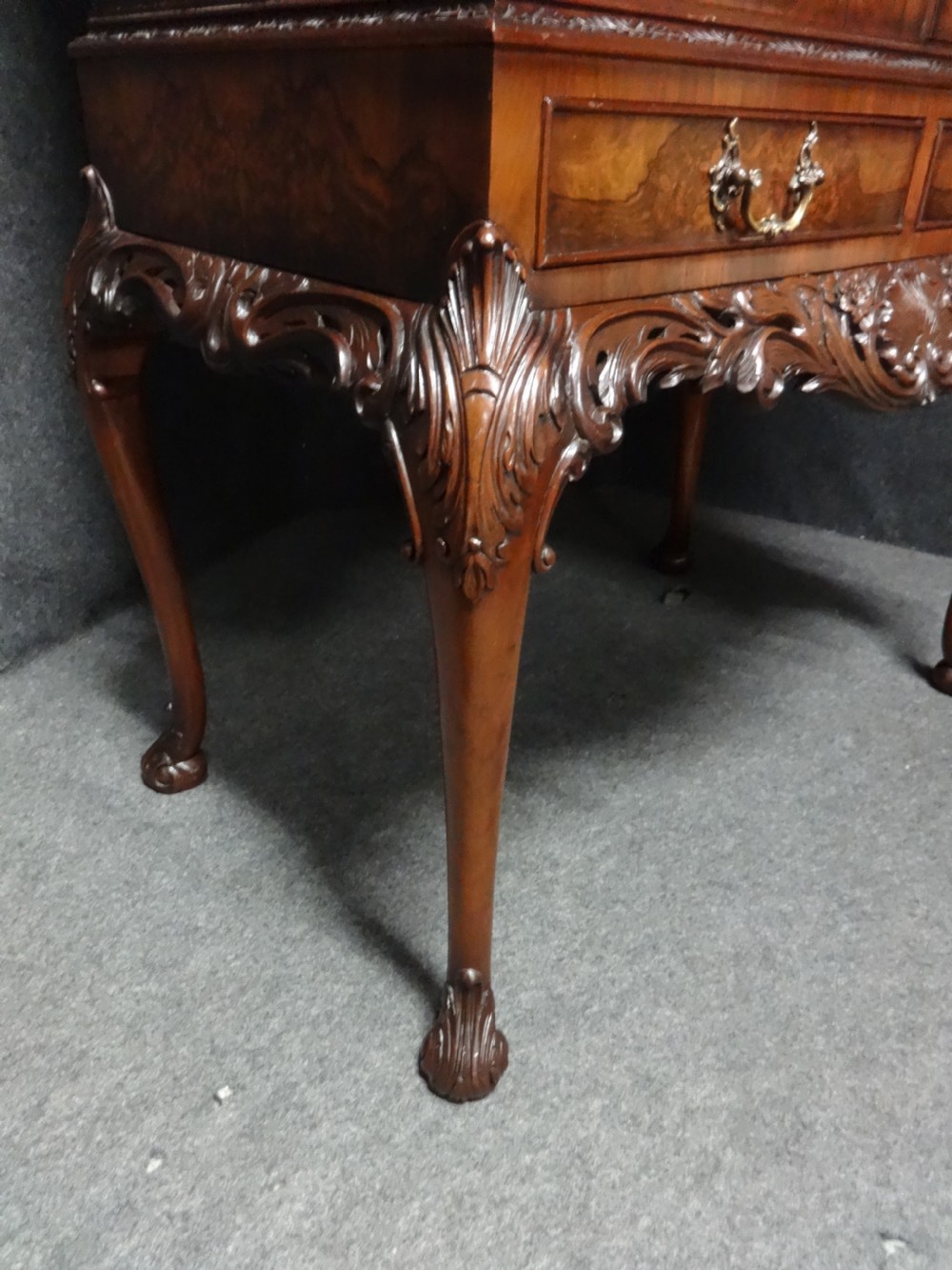 Wonderful Burr Walnut Cocktail Cabinet View VII