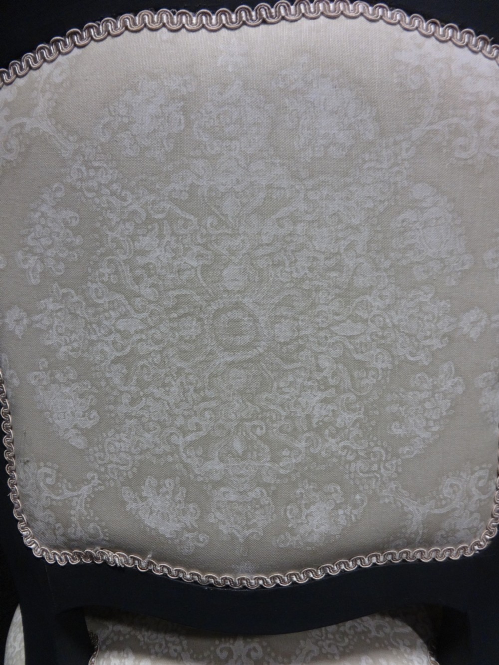 Pair French Painted Elbow Chairs View IV
